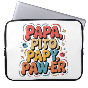 Housse Pour Ordinateur Portable Papa Pito Pappy Pawer