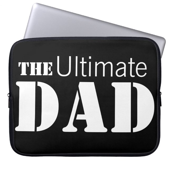 Housse Pour Ordinateur Portable Papa ultime (Devant)