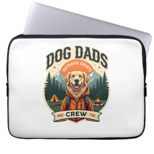 Housse Pour Ordinateur Portable Papas Chien Vintage Équipe de Sports de Plein Air