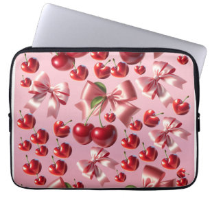 Housse Pour Ordinateur Portable Papier d'emballage à motif de nœud papillon cœur C