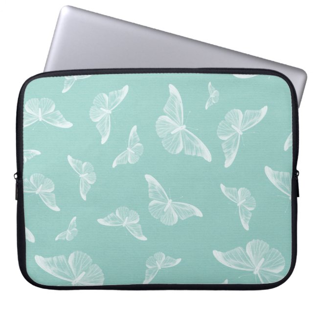 Housse Pour Ordinateur Portable Papier numérique motif papillon (Devant)