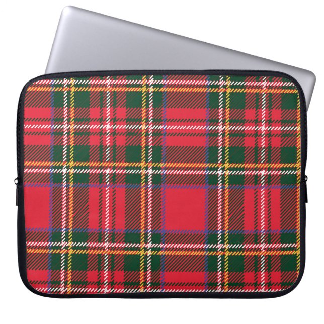 Housse Pour Ordinateur Portable Papier peint Tartan traditionnel (Devant)