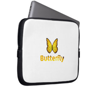 Housse Pour Ordinateur Portable Papillon