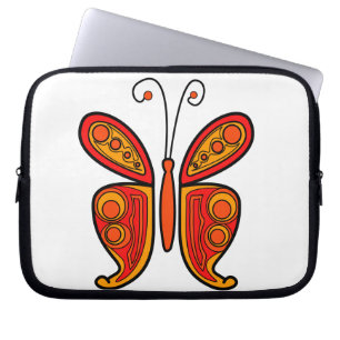 Housse Pour Ordinateur Portable Papillon