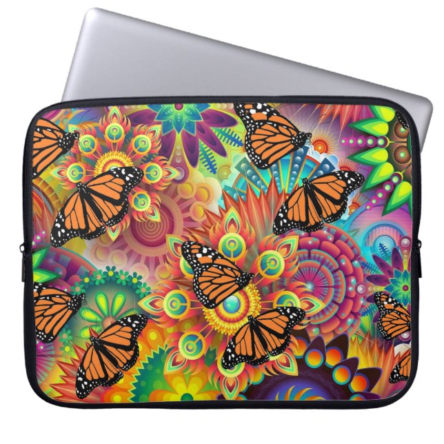Housse Pour Ordinateur Portable Papillon (Devant)