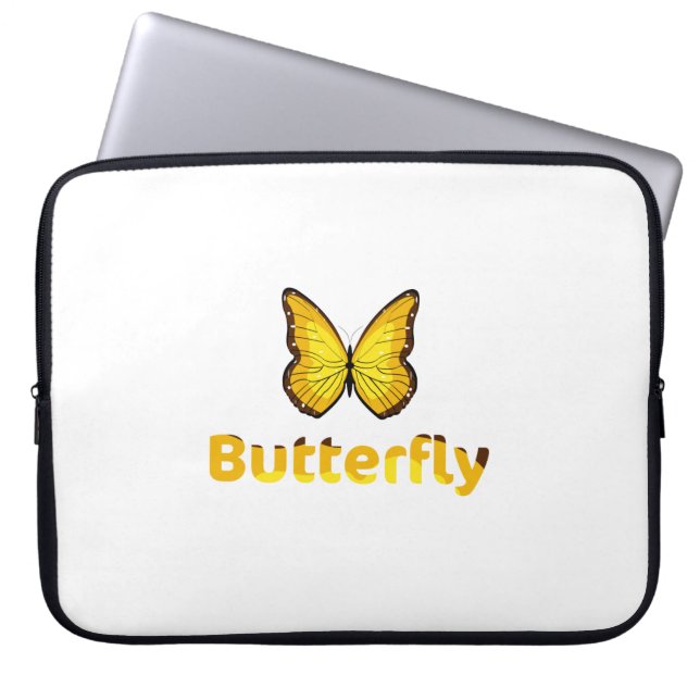 Housse Pour Ordinateur Portable Papillon (Devant)