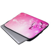 Housse Pour Ordinateur Portable Papillon magenta (Devant bas)