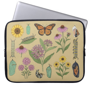 Housse Pour Ordinateur Portable Papillon monarque