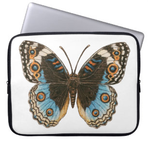 Housse Pour Ordinateur Portable Papillon Pansy Bleu