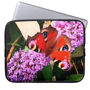 Housse Pour Ordinateur Portable Papillon rouge