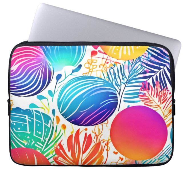 Housse Pour Ordinateur Portable Paradis Abstrait tropical (Devant)