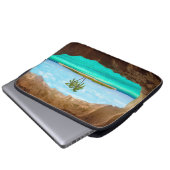 Housse Pour Ordinateur Portable Paradis dans les Caraïbe (Devant bas)