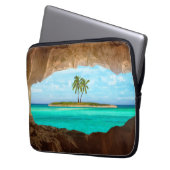 Housse Pour Ordinateur Portable Paradis dans les Caraïbe (devant gauche)