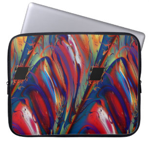 Housse Pour Ordinateur Portable Parallélogramme Cool Abstrait Art fractal