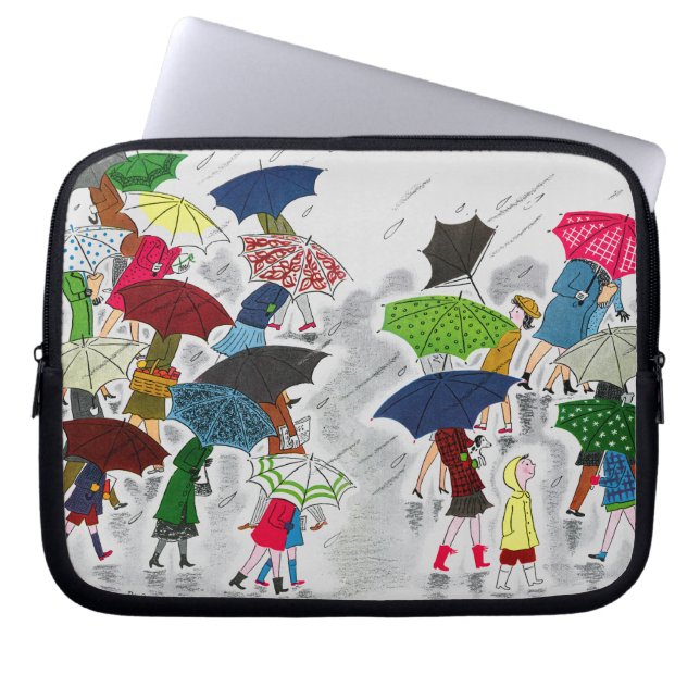 Housse Pour Ordinateur Portable Parapluies (Devant)