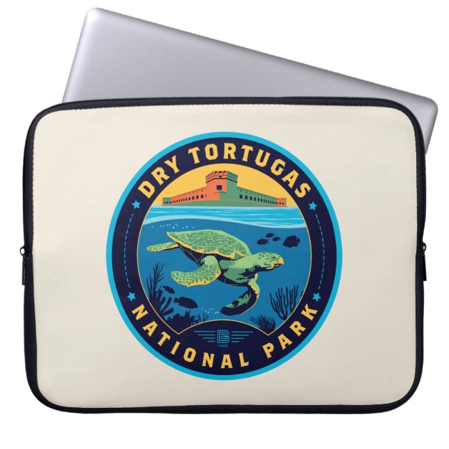 Housse Pour Ordinateur Portable Parc national de Dry Tortugas (Devant)