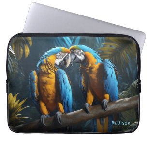 Housse Pour Ordinateur Portable Parroquets colorés