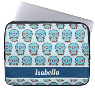 Housse Pour Ordinateur Portable Parrotlet Pacifique mâle bleu