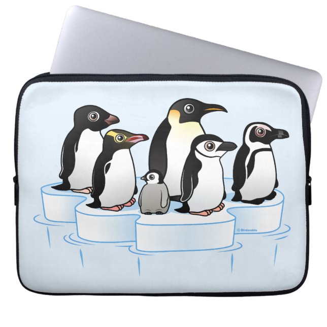 Housse Pour Ordinateur Portable Partie de pingouin (Devant)