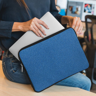 Housse Pour Ordinateur Portable Parties scintillant Bleue, Étincelle, Arrière - pl