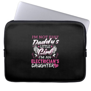Housse Pour Ordinateur Portable Pas seulement papa petite fille Je suis un cadeau