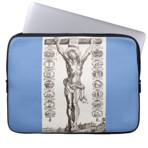 Housse Pour Ordinateur Portable Passion de Jésus crucifixion du Christ
