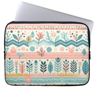 Housse Pour Ordinateur Portable Pastel Floral Portable
