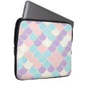 Housse Pour Ordinateur Portable Pastel Mermaid Scales Seamless Pattern (Devant droit)