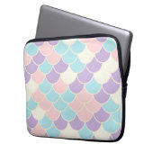 Housse Pour Ordinateur Portable Pastel Mermaid Scales Seamless Pattern (devant gauche)
