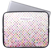 Pastel Pixels Cool Motif géométrique Personnalisé