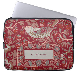 Housse Pour Ordinateur Portable Pastille pour ordinateur William Morris Strawberry