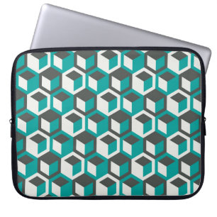 Housse Pour Ordinateur Portable Pat sans couture géométrique rétro abstraite inspi