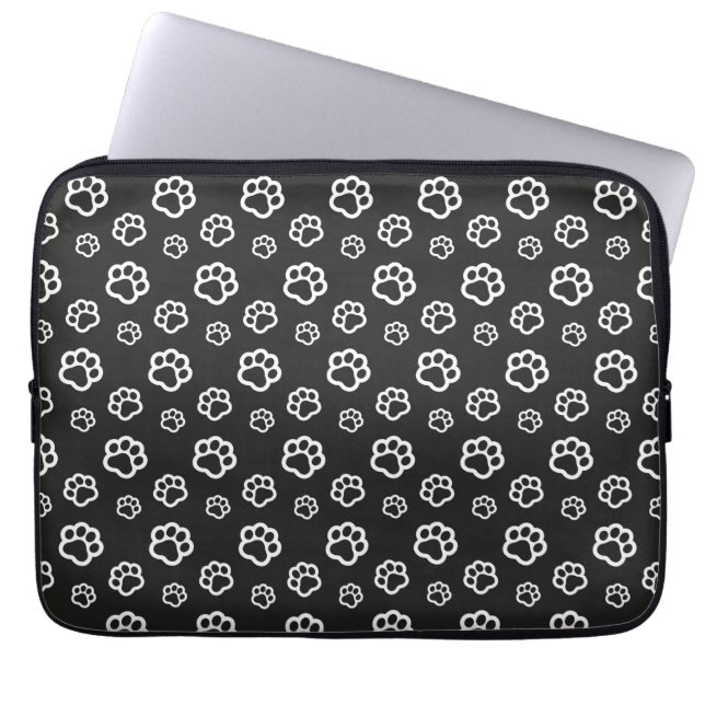 Housse Pour Ordinateur Portable Pâtes de chat (Devant)