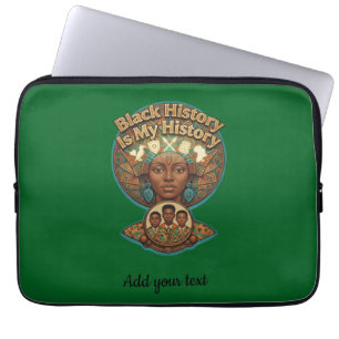 Housse Pour Ordinateur Portable Patrimoine africain L'histoire des Noirs est mon h