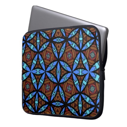 Housse Pour Ordinateur Portable Patrón Digital Dinámico (devant gauche)