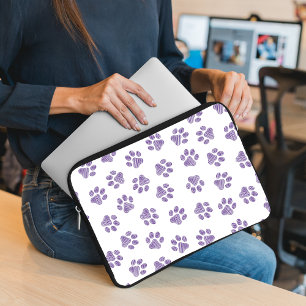 Housse Pour Ordinateur Portable Patrouilles de Doodle, Paws de Chien, Paws De Purp