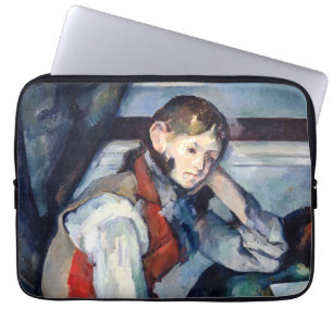 Housse Pour Ordinateur Portable Paul Cezanne - Garçon dans la veste rouge