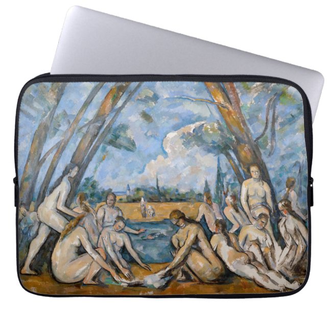 Housse Pour Ordinateur Portable Paul Cezanne - Les Grandes Baignoires (Devant)