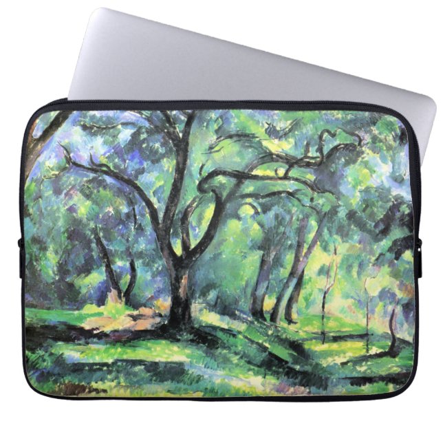 Housse Pour Ordinateur Portable Paul Cezanne painting, Forest, (Devant)