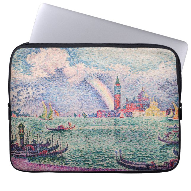 Housse Pour Ordinateur Portable Paul Signac - Arc-en-ciel, Venise (Devant)