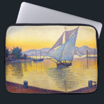 Housse Pour Ordinateur Portable Paul Signac - Le Port au coucher du soleil, Opus 2<br><div class="desc">Le Port au coucher du soleil,  Opus 236 (Saint-Tropez) / Le Port au soleil couchant,  Opus 236 (Saint-Tropez) - Paul Signac,  Huile sur toile,  1892</div>