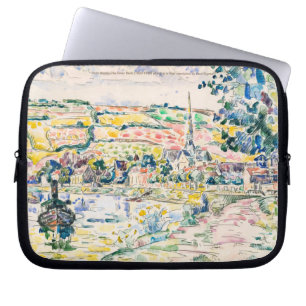 Housse Pour Ordinateur Portable Paul Signac-Petit Andely-The River Bank 1920-1929