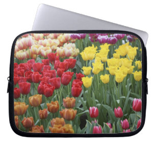 Housse Pour Ordinateur Portable Pays-Bas, Jardins de Keukenhoff, tulipes.