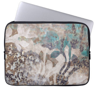 Housse Pour Ordinateur Portable Pays Texture moderne Conception turquoise Coton