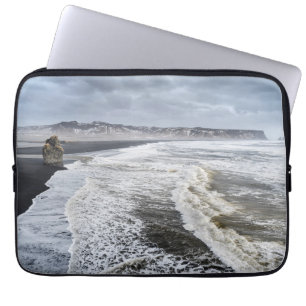 Housse Pour Ordinateur Portable Paysage de plage en hiver