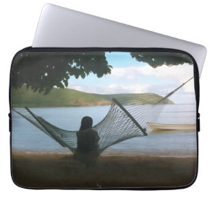 Housse Pour Ordinateur Portable Paysage de rêve de la plage des Fidji