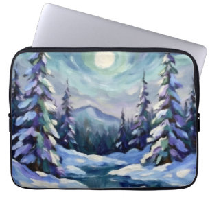 Housse Pour Ordinateur Portable Paysage d'hiver