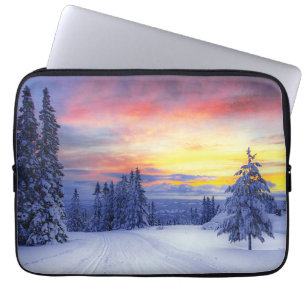 Housse Pour Ordinateur Portable Paysage hivernal