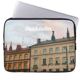 Housse Pour Ordinateur Portable Paysage urbain de Stockholm Södermalm