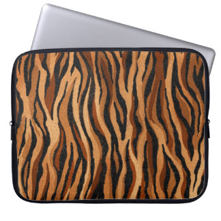 Housse Pour Ordinateur Portable Peau de tigre : motif sans couture dessiné à la ma